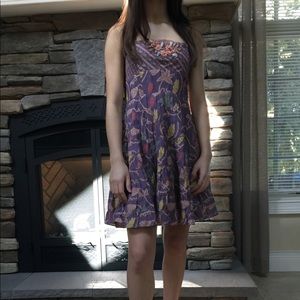 free people strapless dress